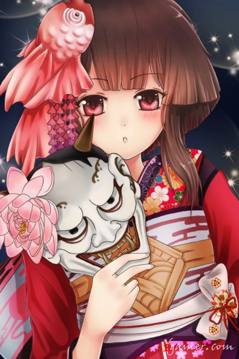 阴阳师手游萝莉神乐壁纸美图鉴赏992