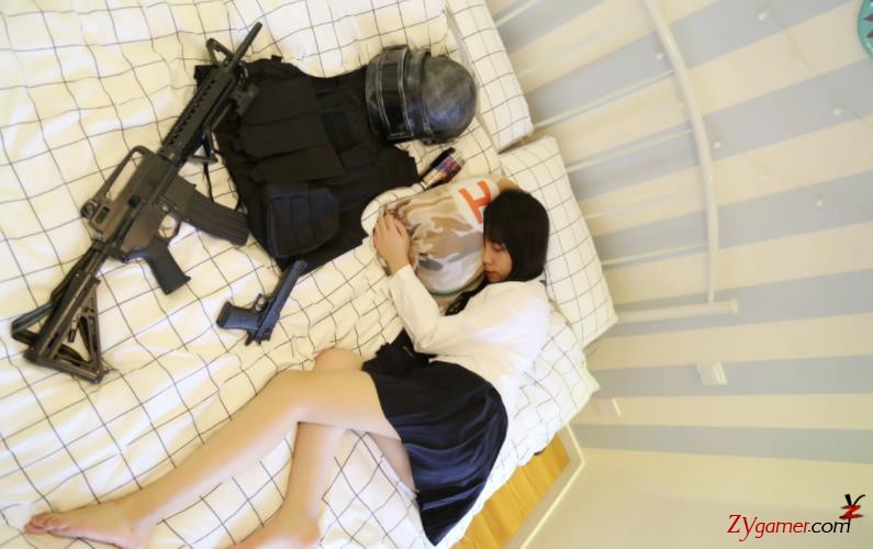 绝地求生美女真人吃鸡装扮CosPlay美图193