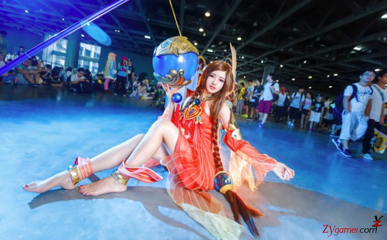 王者荣耀美女玩家COS大乔很美很仙406