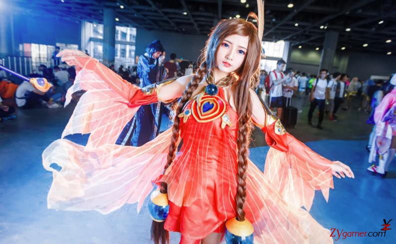 王者荣耀美女玩家COS大乔很美很仙544